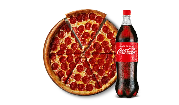 Pizzas M Sencilla + 1 Gaseosa 1,5 Lts