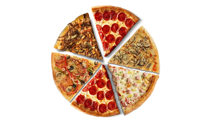 Arma tu pizza de 6 porciones